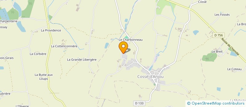 localisation de l'entreprise MONSIEUR LOIC CHUPIN  CHEMILLE-EN-ANJOU