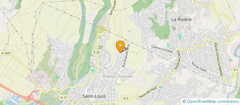 localisation de l'entreprise MONSIEUR LOIC CILLON à SAINT-LOUIS