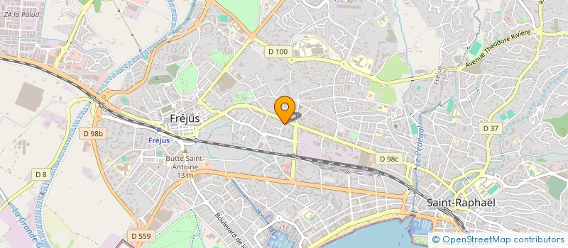 localisation de l'entreprise MONSIEUR LOIC CIUTI à FREJUS