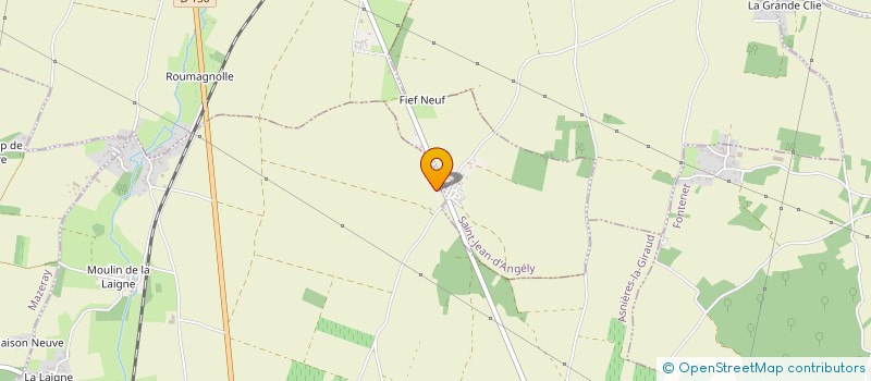 localisation de l'entreprise MONSIEUR LOIC CLABAUT  ASNIERES-LA-GIRAUD