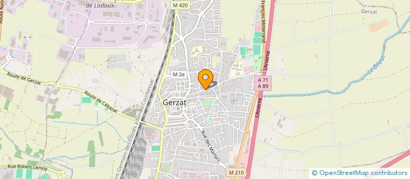 localisation de l'entreprise MONSIEUR LOIC CLEMENT à SAINT-BEAUZIRE