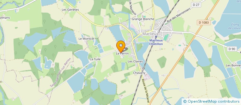 localisation de l'entreprise MONSIEUR LOIC CLERGET  MARLIEUX