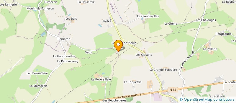 localisation de l'entreprise MONSIEUR LOIC COCANDEAU à VAUTORTE