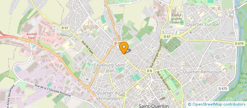 localisation de l'entreprise MONSIEUR LOIC COCHET à SAINT-QUENTIN