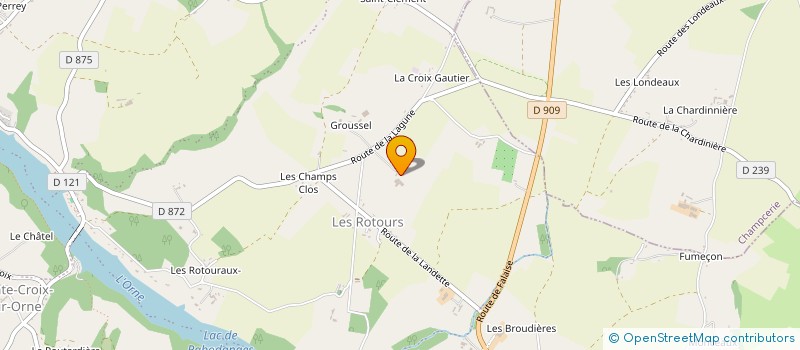 localisation de l'entreprise MONSIEUR LOIC COLLET à STE HONORINE LA GUILLAUME