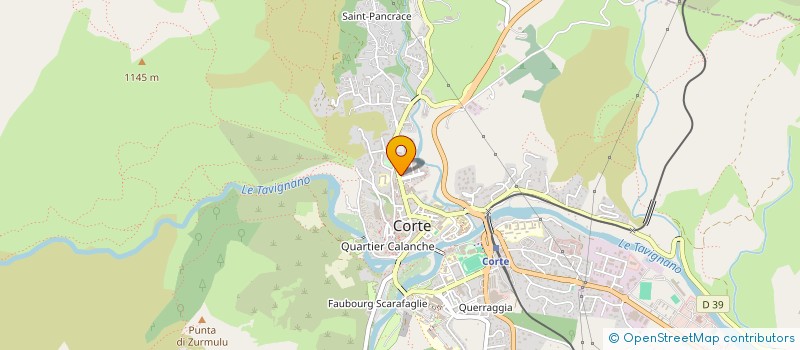 localisation de l'entreprise MONSIEUR LOIC COLONNA à CORTE
