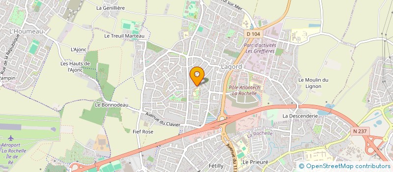 localisation de l'entreprise MONSIEUR LOIC COMPAIN  LA ROCHELLE