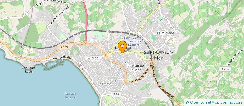 localisation de l'entreprise MONSIEUR LOIC CONAN à SAINT-CYR-SUR-MER