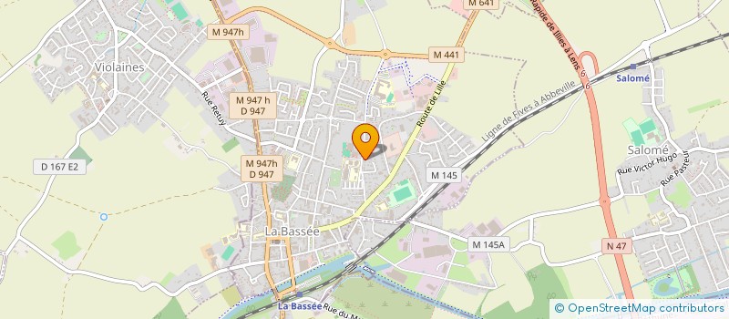 localisation de l'entreprise MONSIEUR LOIC COQUELLE  LA BASSEE