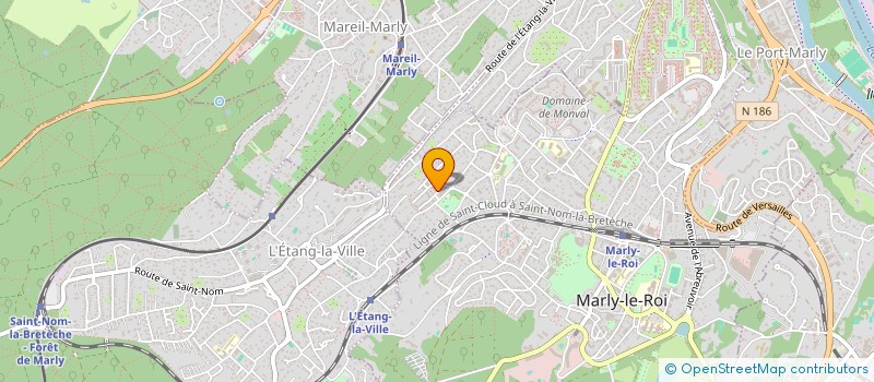 localisation de l'entreprise MONSIEUR LOIC COQUET  MARLY-LE-ROI