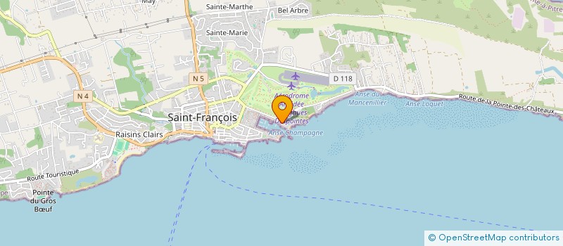 localisation de l'entreprise MONSIEUR LOIC COQUET à SAINT-FRANCOIS