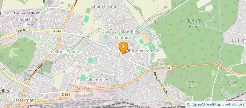 localisation de l'entreprise MONSIEUR LOIC CORBES  BROU-SUR-CHANTEREINE