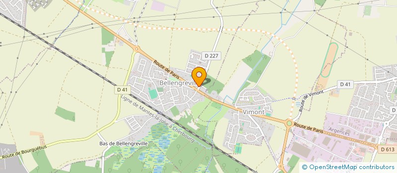 localisation de l'entreprise MONSIEUR LOIC CORBIERE  BELLENGREVILLE