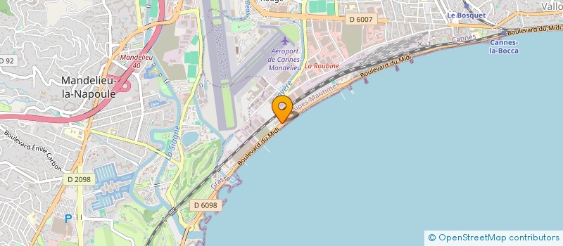 localisation de l'entreprise MONSIEUR LOIC CORMENIER à CANNES