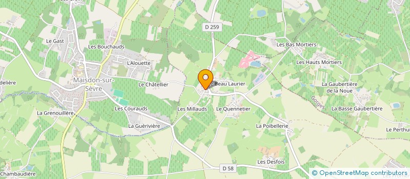 localisation de l'entreprise MONSIEUR LOIC CORMERAIS  SAINT-LUMINE-DE-CLISSON