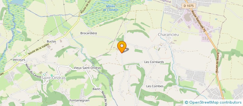 localisation de l'entreprise MONSIEUR LOIC CORRE  CHARANCIEU