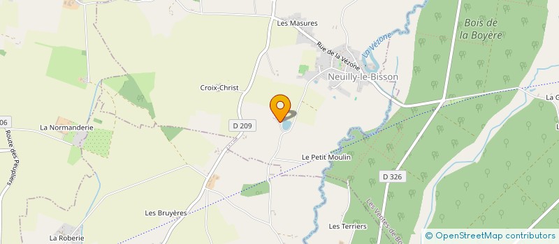 localisation de l'entreprise MONSIEUR LOIC COUCHET à NEUILLY-LE-BISSON