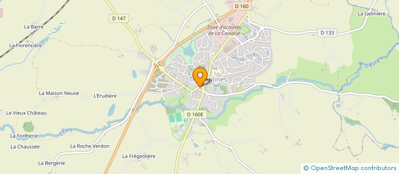 localisation de l'entreprise MONSIEUR LOIC COUCHOURON à CHANTELOUP-LES-BOIS