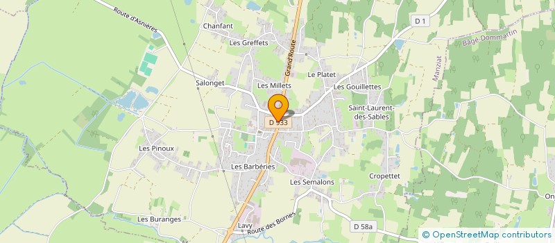 localisation de l'entreprise MONSIEUR LOIC COULAS à MANZIAT
