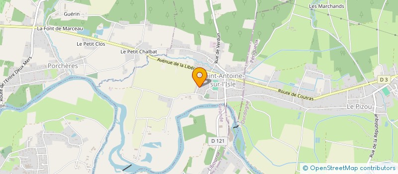 localisation de l'entreprise MONSIEUR LOIC COUSY  SAINT-ANTOINE-SUR-L'ISLE