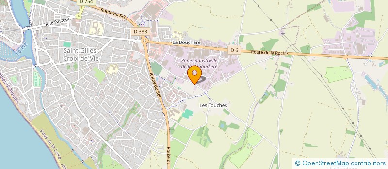 localisation de l'entreprise MONSIEUR LOIC COUTOUIS à SAINT-GILLES-CROIX-DE-VIE