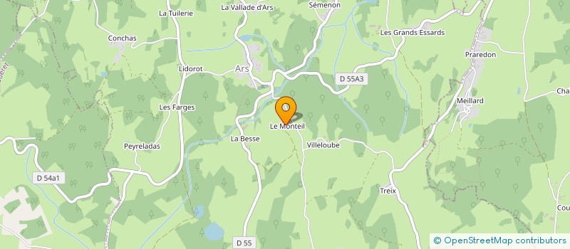 localisation de l'entreprise MONSIEUR LOIC CREPEL à ARS