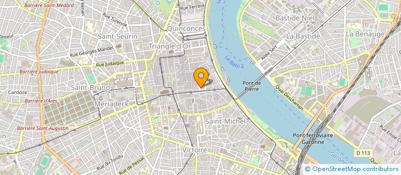 localisation de l'entreprise MONSIEUR LOIC CRESCENCE  BORDEAUX