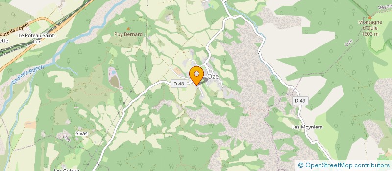 localisation de l'entreprise MONSIEUR LOIC CROVI  LA ROCHE DES ARNAUDS