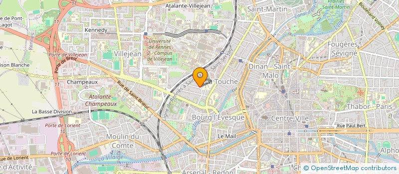 localisation de l'entreprise MONSIEUR LOIC CROYAL à RENNES