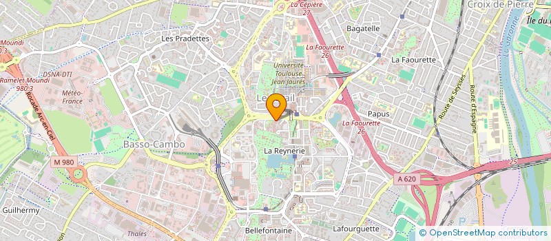 localisation de l'entreprise MONSIEUR LOIC CUVELIER  TOULOUSE