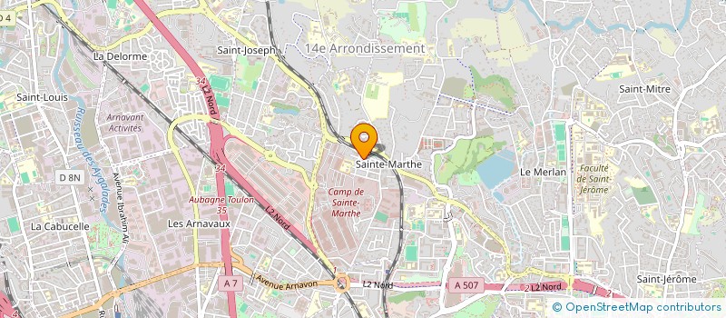 localisation de l'entreprise MONSIEUR LOIC D'ANGIO à MARSEILLE