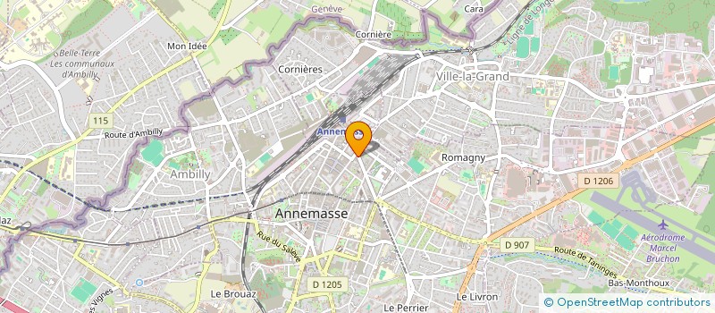 localisation de l'entreprise MONSIEUR LOIC DA SILVA  ANNEMASSE