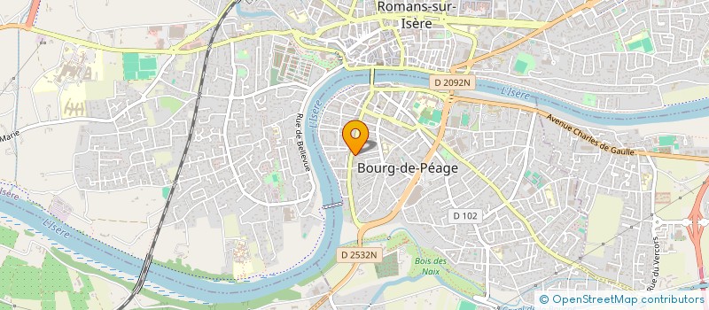 localisation de l'entreprise MONSIEUR LOIC DA SILVA  BOURG-DE-PEAGE