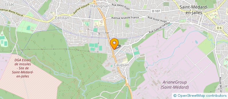 localisation de l'entreprise MONSIEUR LOIC DA SILVA ESA  SAINT-MEDARD-EN-JALLES