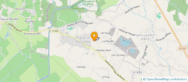 localisation de l'entreprise MONSIEUR LOIC DAGORN  SAINT-ROMAIN-LA-VIRVEE