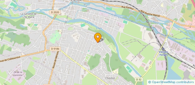 localisation de l'entreprise MONSIEUR LOIC DAGOUSSET  VIERZON