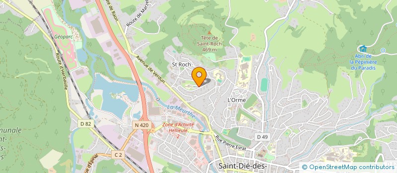 localisation de l'entreprise MONSIEUR LOIC DALONIS  SAINT-DIE-DES-VOSGES