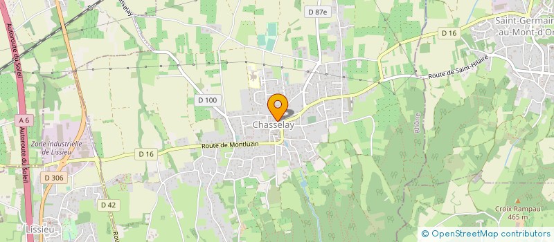 localisation de l'entreprise MONSIEUR LOIC DATTRINO  CHASSELAY