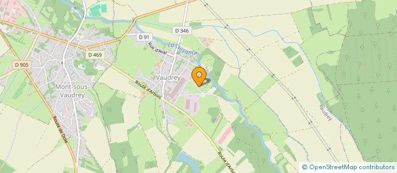 localisation de l'entreprise MONSIEUR LOIC DAUSSE  VAUDREY
