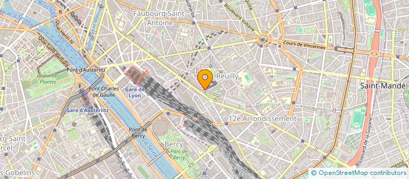 localisation de l'entreprise MONSIEUR LOIC DAVID  PARIS