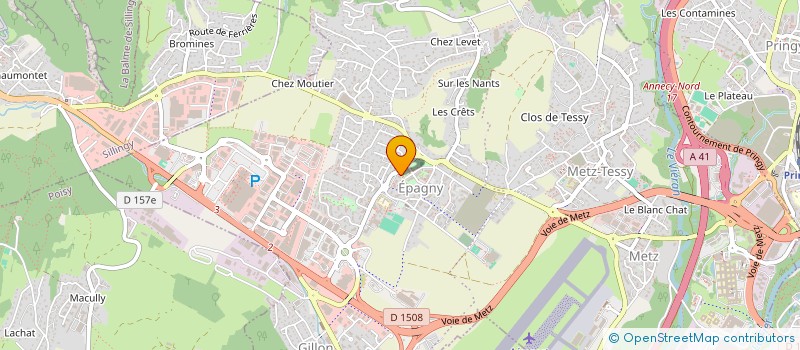 localisation de l'entreprise MONSIEUR LOIC DAVIET  EPAGNY METZ-TESSY