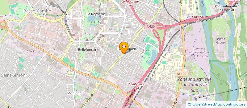 localisation de l'entreprise MONSIEUR LOIC DE COLLASSON  TOULOUSE