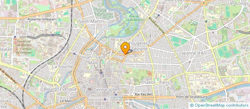 localisation de l'entreprise MONSIEUR LOIC DE DIEULEVEULT  RENNES