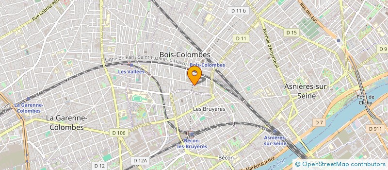 localisation de l'entreprise MONSIEUR LOIC DE LA TULLAYE à BOIS-COLOMBES