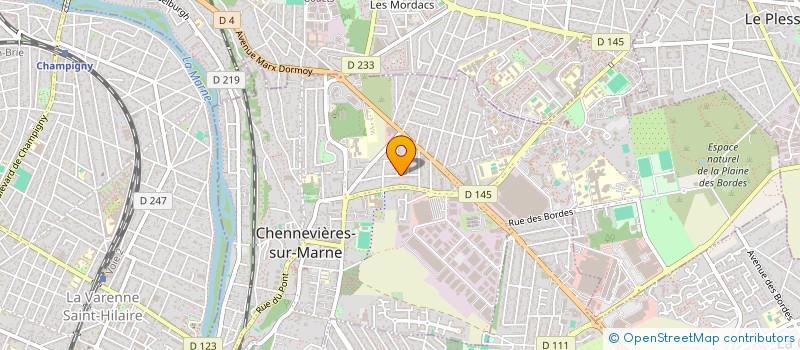 localisation de l'entreprise MONSIEUR LOIC DE OLIVEIRA  CHENNEVIERES-SUR-MARNE