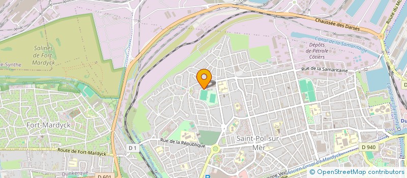 localisation de l'entreprise MONSIEUR LOIC DEBOVE à DUNKERQUE