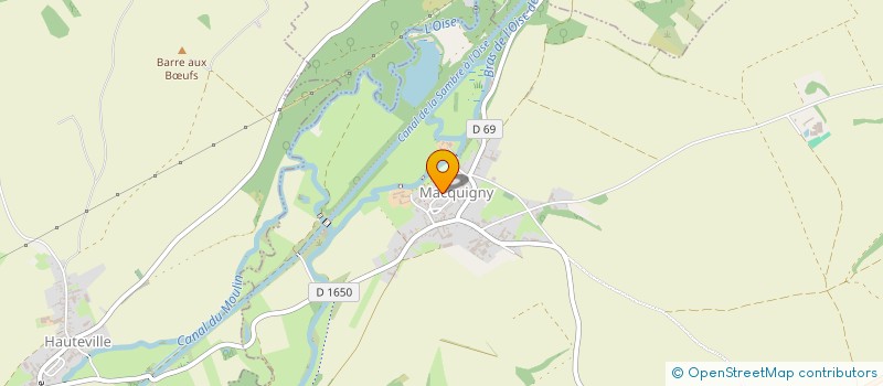 localisation de l'entreprise MONSIEUR LOIC DECAMPS  MACQUIGNY