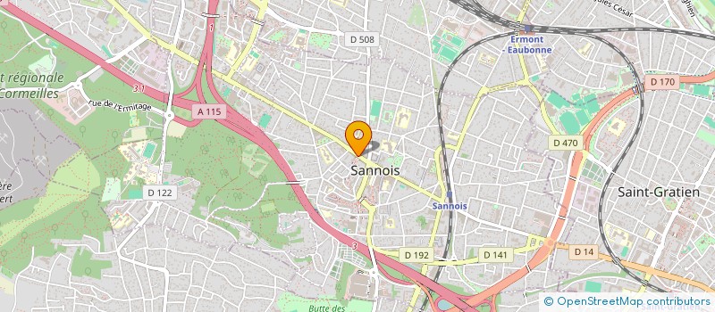 localisation de l'entreprise MONSIEUR LOIC DECOSTER  SANNOIS