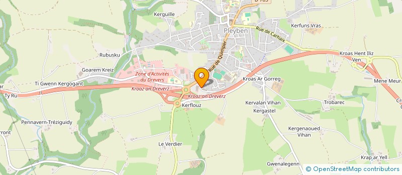 localisation de l'entreprise MONSIEUR LOIC DEFERT  PLEYBEN