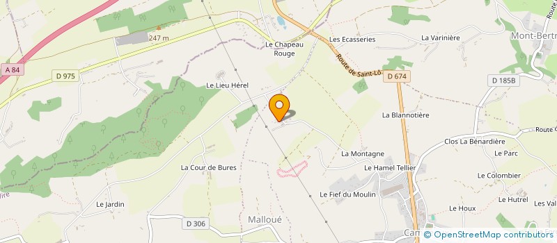 localisation de l'entreprise MONSIEUR LOIC DEGAUQUE  SOULEUVRE EN BOCAGE